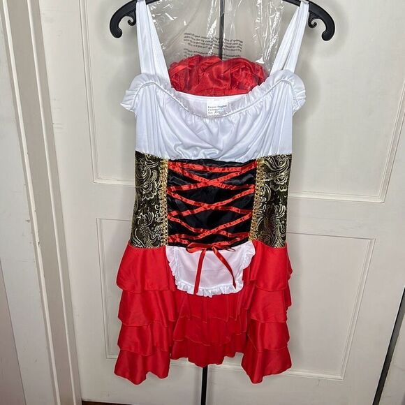 Dreamgirl Women's Little Red Riding Hood Costume Halloween Cosplay Outfit Medium - Picture 2 of 6